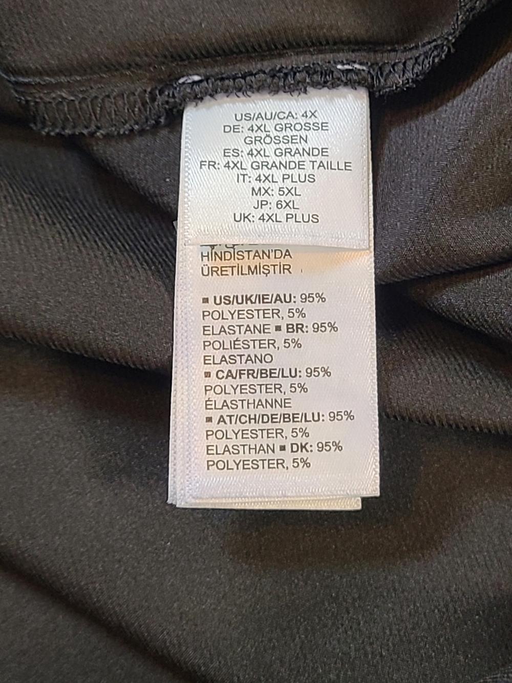 The Drop Elegant Black Satin Slip Dress w Adjustable  Spaghetti Straps Women 4X - Picture 5 of 11